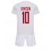 Billige Danmark Christian Eriksen #10 Børnetøj Udebanetrøje til baby VM 2022 Kortærmet (+ korte bukser)